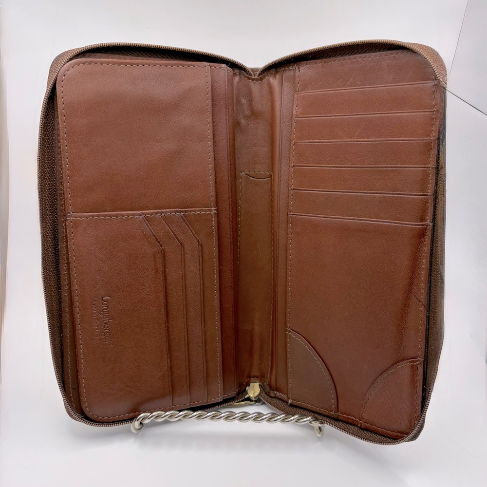 Longaberger Leather Zip Close Wallet
PLEASE SEE ALL PHOTOS & READ DESCRIPTION - Picture 5 of 13